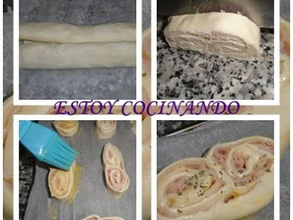 Palmeritas de pavo y queso - Preparación paso 5