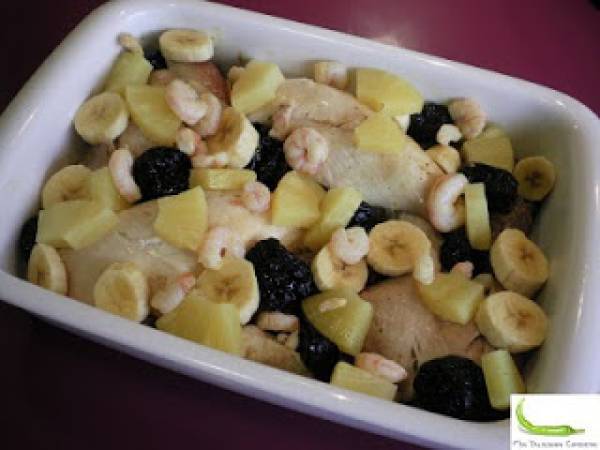 Pollo tropical al curry - Preparación paso 4