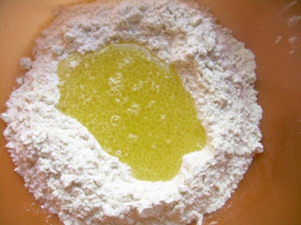 Torta de aceite y anís - Preparación paso 1