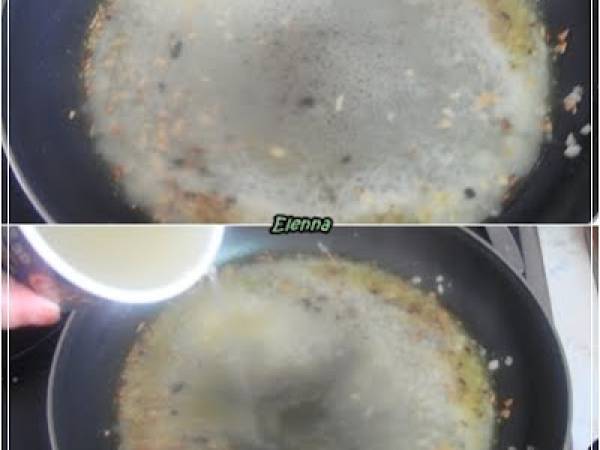 Orejas de merluza en salsa verde - Preparación paso 3