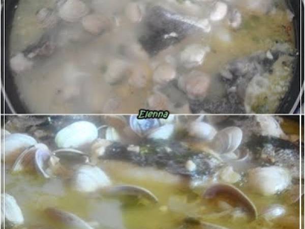 Orejas de merluza en salsa verde - Preparación paso 5