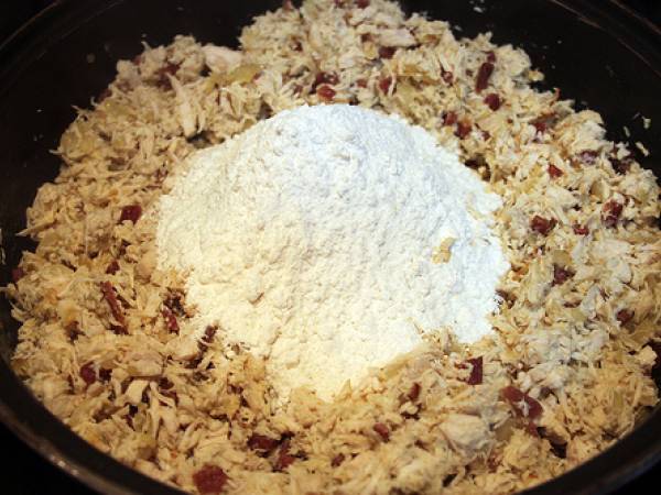 Croquetas de pollo y jamón - Preparación paso 5