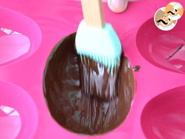 Huevos de Pascua de chocolate - Preparación paso 7