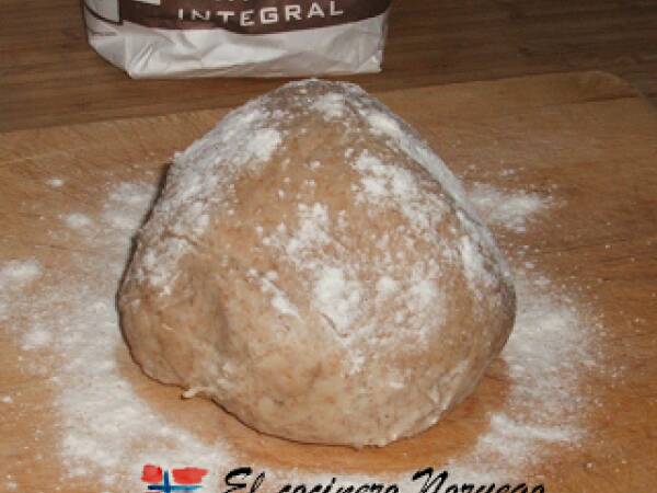 Pan plano Noruego (Flatbröd) - Preparación paso 2