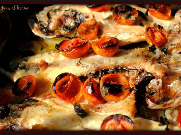 Lubina con romero al horno - Preparación paso 2