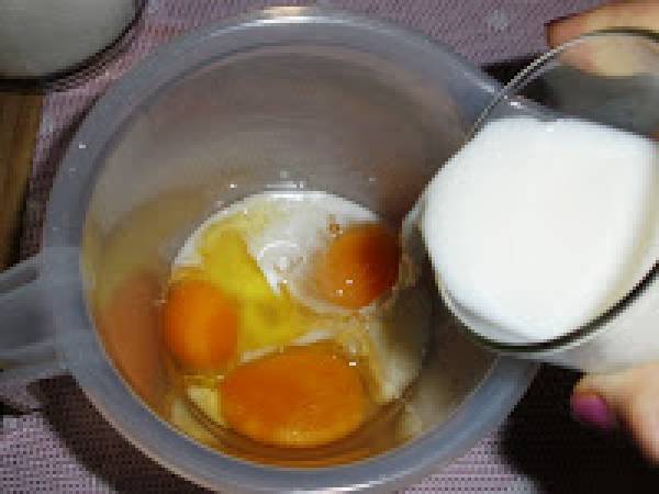 Tarta de Quesitos - Preparación paso 1