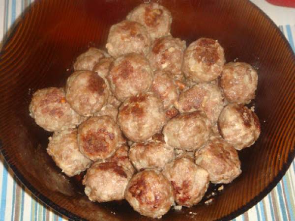 Albóndigas de carne picada al horno - Preparación paso 5