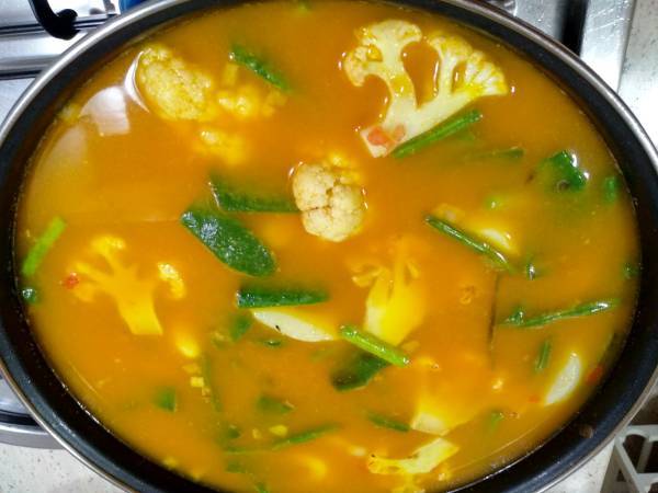 Aletría con bacalao - Preparación paso 9