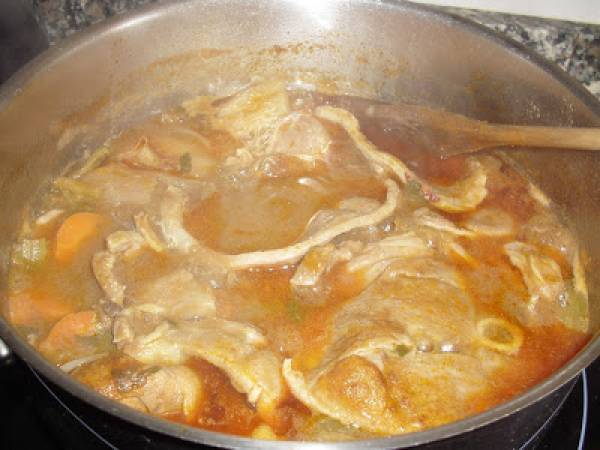 Cordero en salsa paso a paso - Preparación paso 4