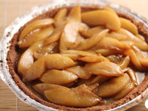 Pie de pera caramelizada y merengue suizo - Preparación paso 3