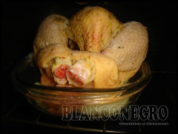 Pollo al horno jugoso - Preparación paso 5