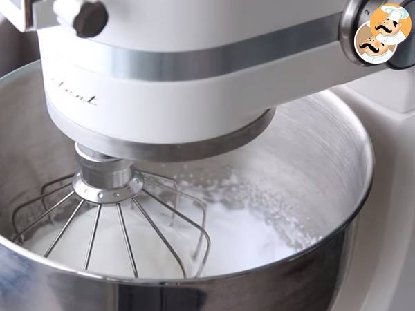 Pastel Mágico o inteligente de vainilla y limón - Preparación paso 2