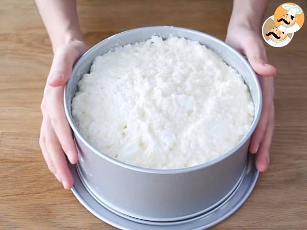 Pastel Mágico o inteligente de vainilla y limón - Preparación paso 8