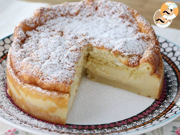 Pastel Mágico o inteligente de vainilla y limón - Preparación paso 9