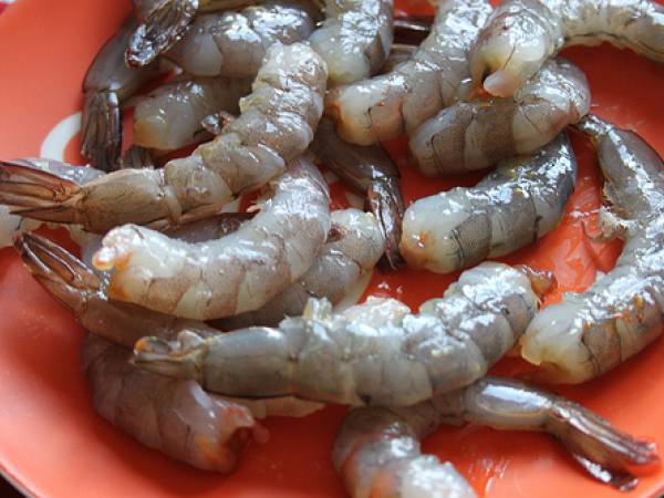 Langostinos en tempura - Preparación paso 3