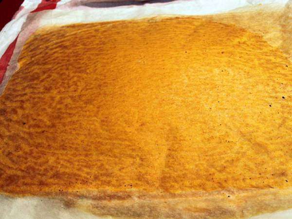 Rollo de pimientos con queso de cabra - Preparación paso 5