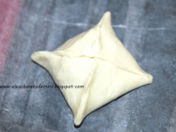 Sobrecitos de acelgas con bacon - Preparación paso 4