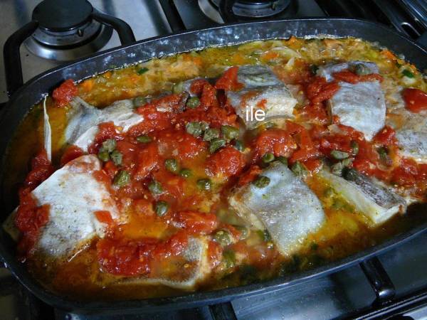 Cazuela de bacalao y garbanzos - Preparación paso 5