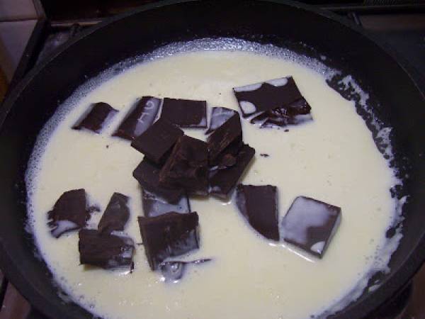 Tarta de chocolate y merengue italiano - Preparación paso 7
