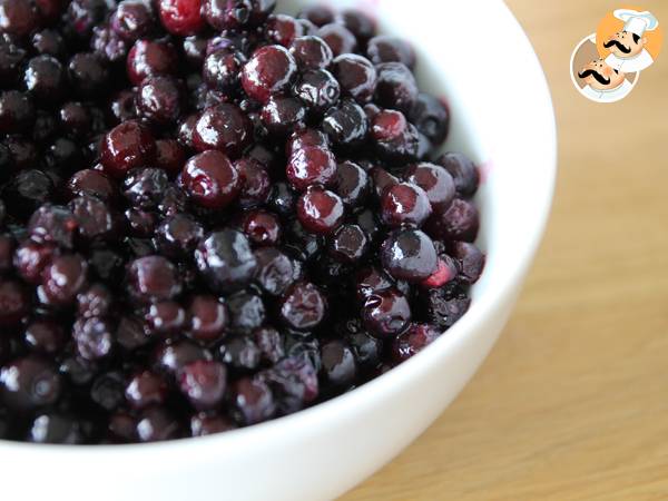 Tartaleta de arándanos y crema pastelera - Preparación paso 6