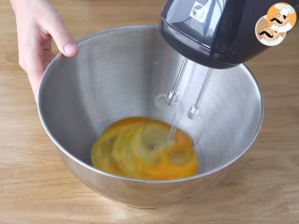 Tortitas con pepitas de chocolate. Pancakes - Preparación paso 1