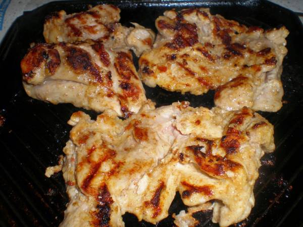 Wrap de tortillas de trigo caseras con pollo especiado - Preparación paso 1