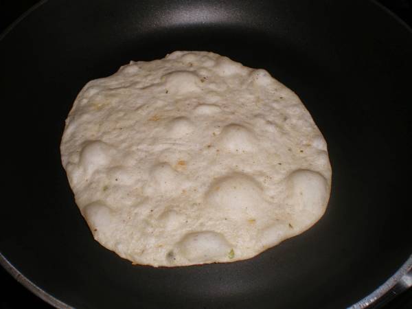 Wrap de tortillas de trigo caseras con pollo especiado - Preparación paso 2