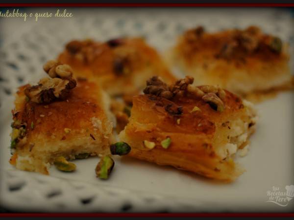 Mutabbaq, queso dulce - Preparación paso 1