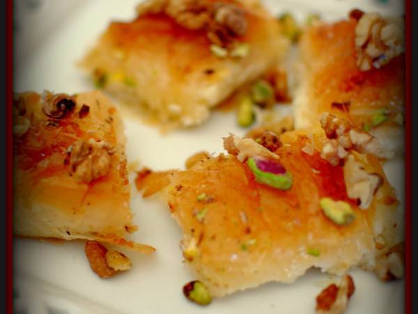 Mutabbaq, queso dulce - Preparación paso 4