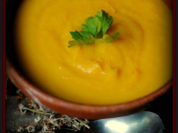 Crema de zanahorias y naranja - Preparación paso 3