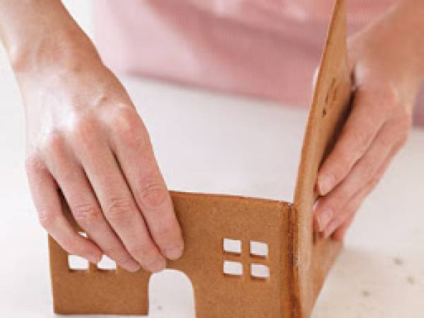 Casa de Galletas de Jengibre Estilo Sueco - Preparación paso 2