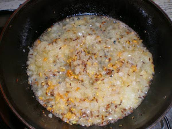 CHANA DAL, plato indio de legumbres - Preparación paso 4