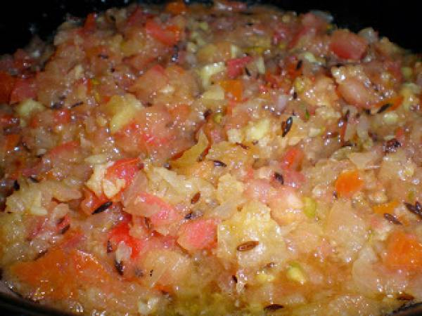 CHANA DAL, plato indio de legumbres - Preparación paso 5