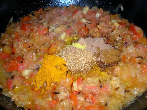 CHANA DAL, plato indio de legumbres - Preparación paso 6