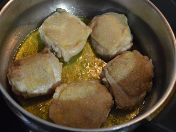 Pollo al Vermut - Preparación paso 1