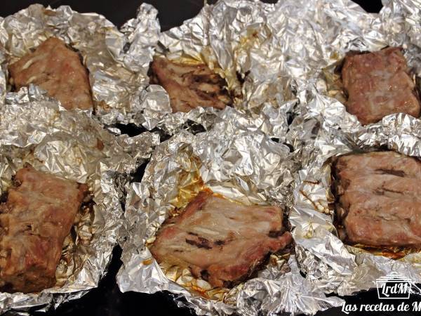 Costillas a la salsa barbacoa - Preparación paso 1