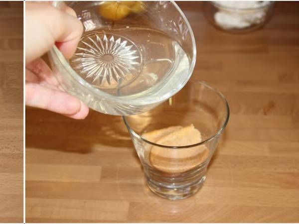 Triffle de melocotón y nata - Preparación paso 1