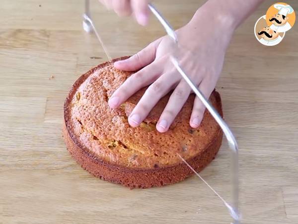 Tarta de zanahoria y nueces, Carrot cake - Preparación paso 8
