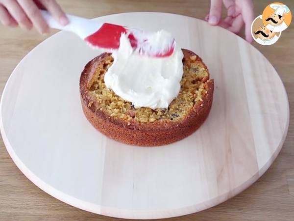 Tarta de zanahoria y nueces, Carrot cake - Preparación paso 9