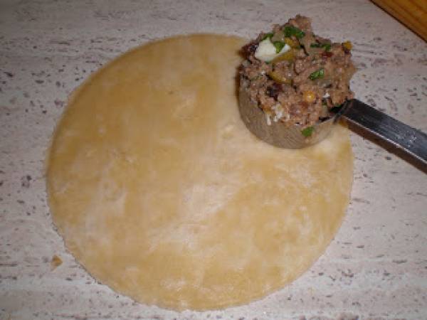 Empanadillas argentinas o criollas - Preparación paso 6