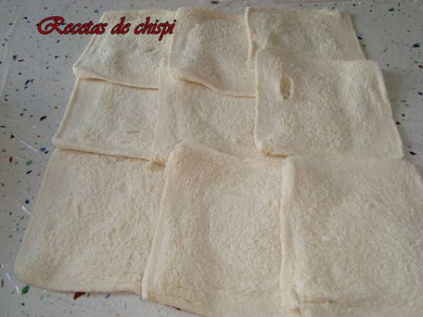 Brazo de gitano de marisco - Preparación paso 2