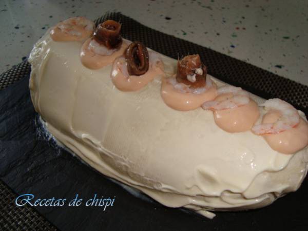 Brazo de gitano de marisco - Preparación paso 4