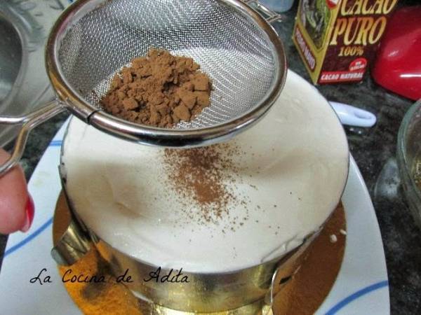 Tarta helada de tiramisu - Preparación paso 7