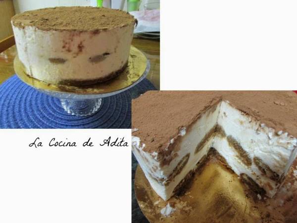 Tarta helada de tiramisu - Preparación paso 9