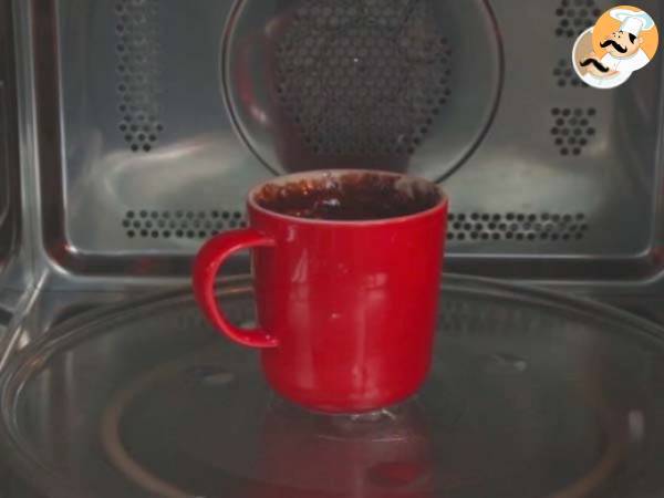 Mug cake de nutella, bizcocho en taza - Preparación paso 4