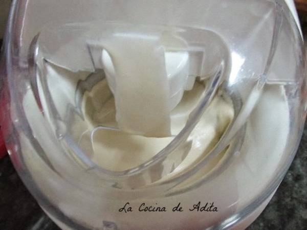 Helado muy cremoso de pistachos - Preparación paso 3