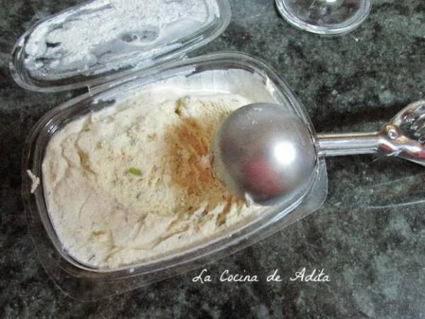 Helado muy cremoso de pistachos - Preparación paso 5