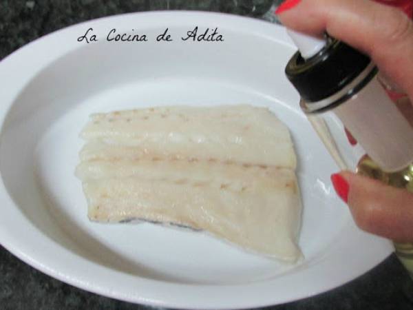 Lomos de merluza al horno - Preparación paso 2