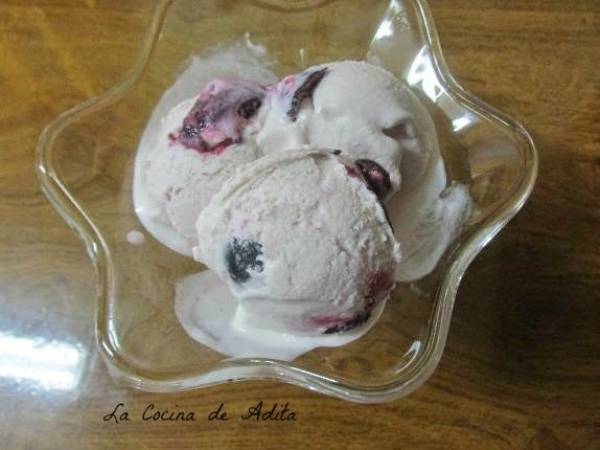 Helados de cerezas al kirsch - Preparación paso 5