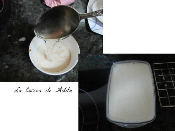 Helado de nueces caramelizadas - Preparación paso 2